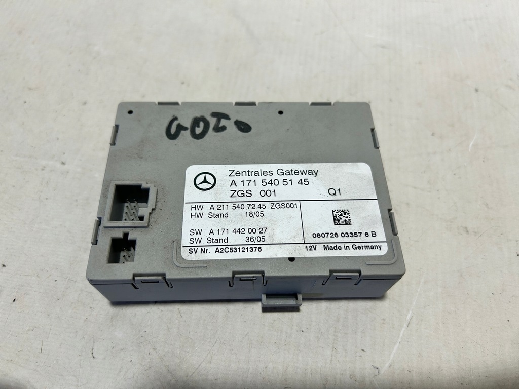 фото №1, Модуль блок управления замка шлюз mercedes slk r171 w171 1715405145