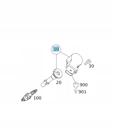 фото №7, Nowa оригінальна котушка запалювання mercedes w204 w209 c209 cl203 a2729060060