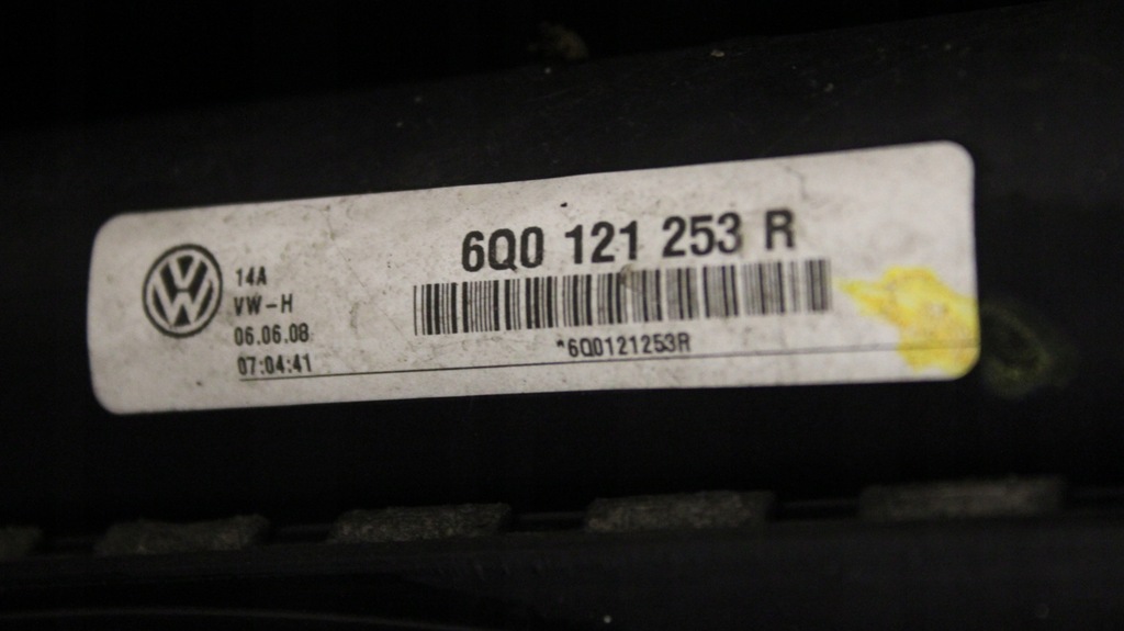 фото №13, Pas передний радиатор skoda roomster 2006- 1.4 tdi