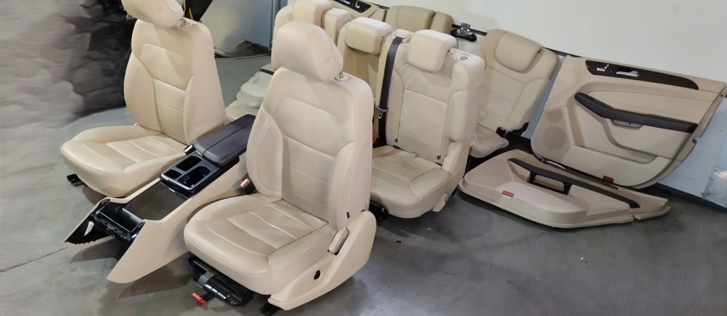 Сиденья заднее сиденье обшивки 7 человек mercedes gl gls w166 x166 eu комплект с Разборки