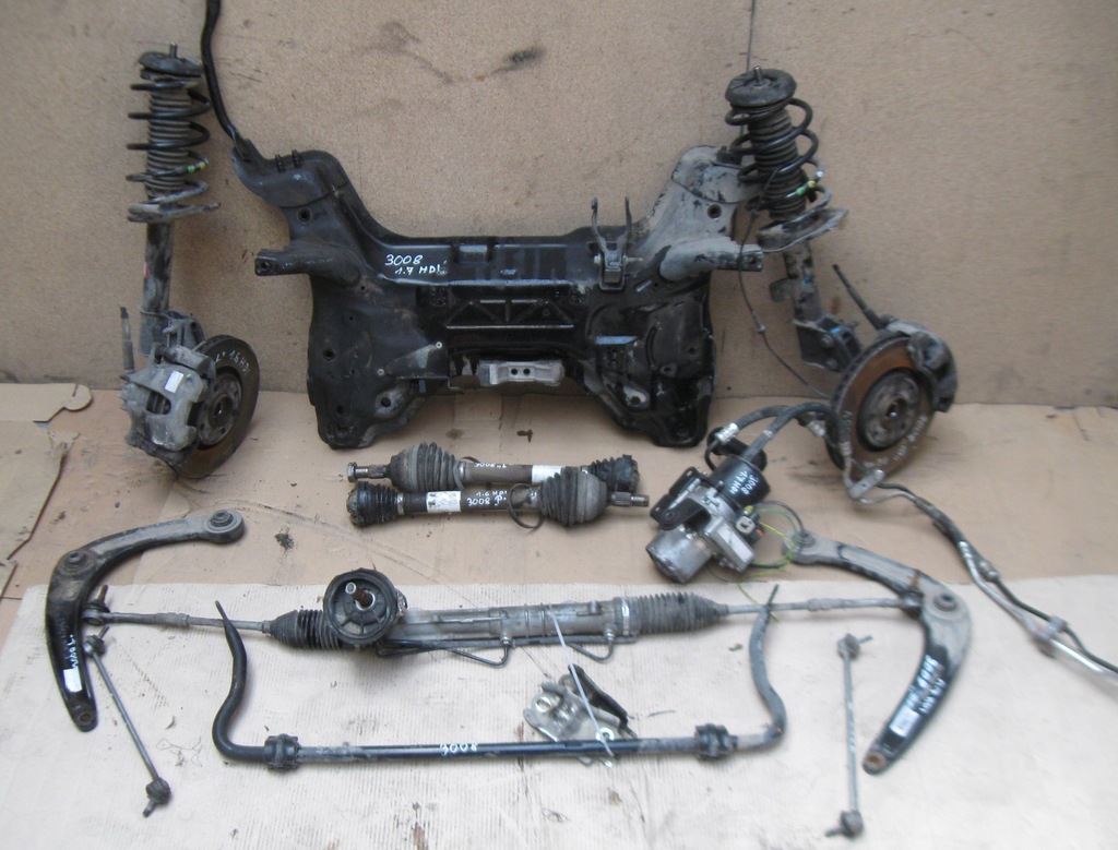 фото №1, Підрамник перед peugeot 3008 lift hdi