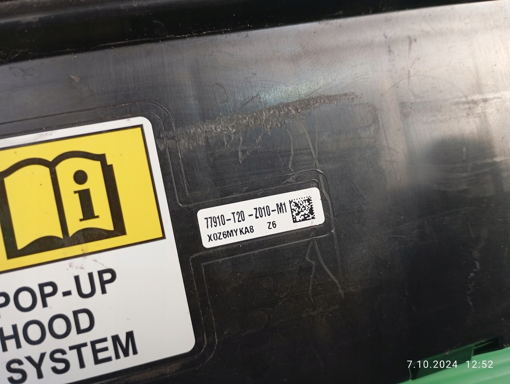 фото №14, Абсорбер балка бампера перед honda civic xi 77910-t20-z010-m1 71171-t24