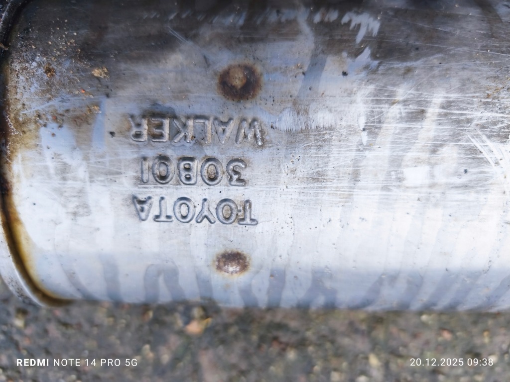 фото №6, Гаситель выхлоп средний конечный 2.0 d4d avensis t22 lift 00-03 sedan