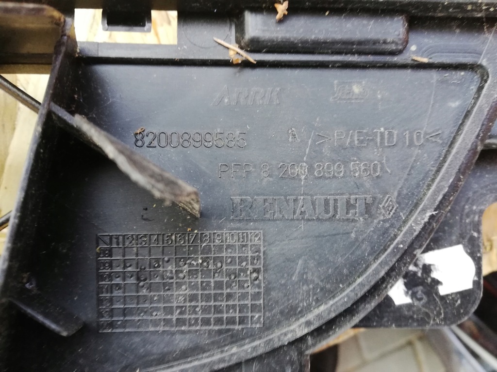 фото №6, Решітка бампера renault clio iii rs