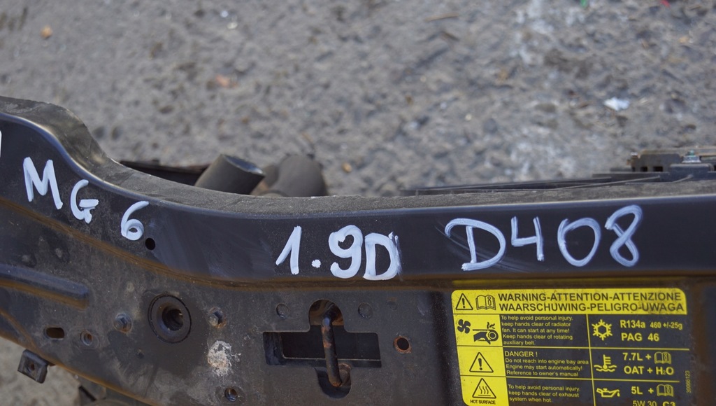 фото №15, Pas передній радіатор mg 6 1.9 dti