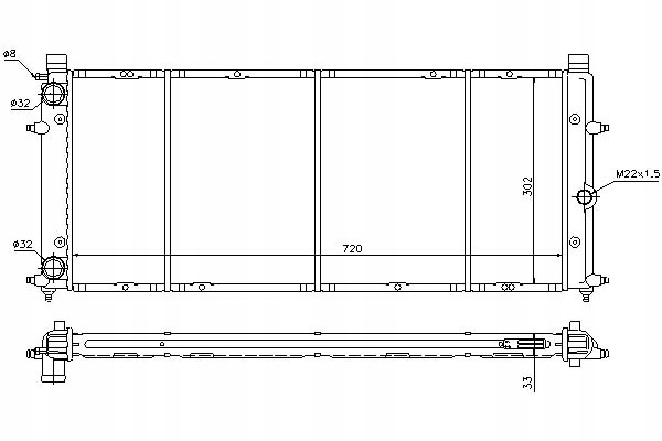 фото №1, Nissens радиатор wody vw transporter / caravelle