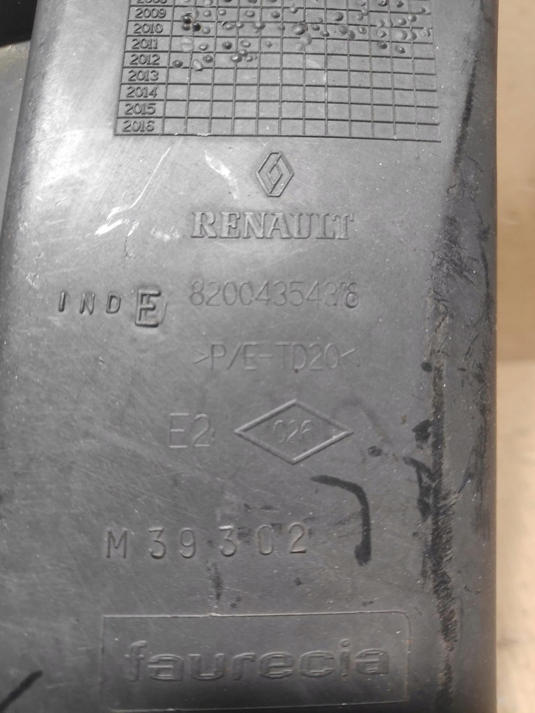 фото №6, Направляющая бампера правый задняя задний renault kangoo ii 8200435438