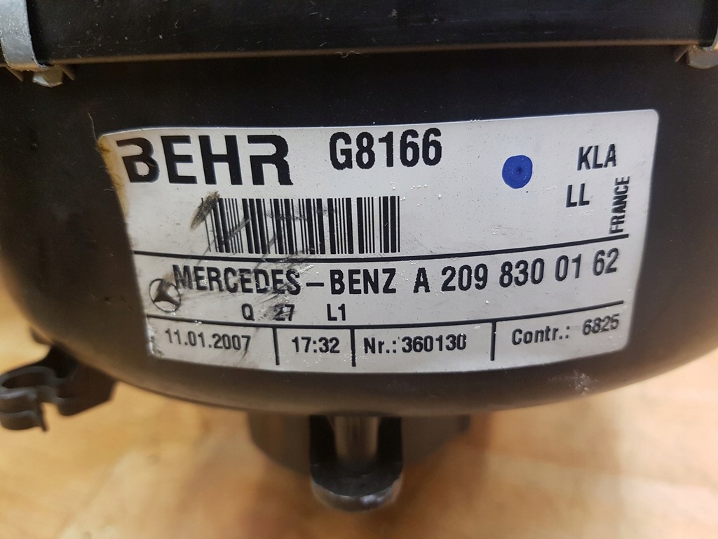 фото №4, Отопитель mercedes w203