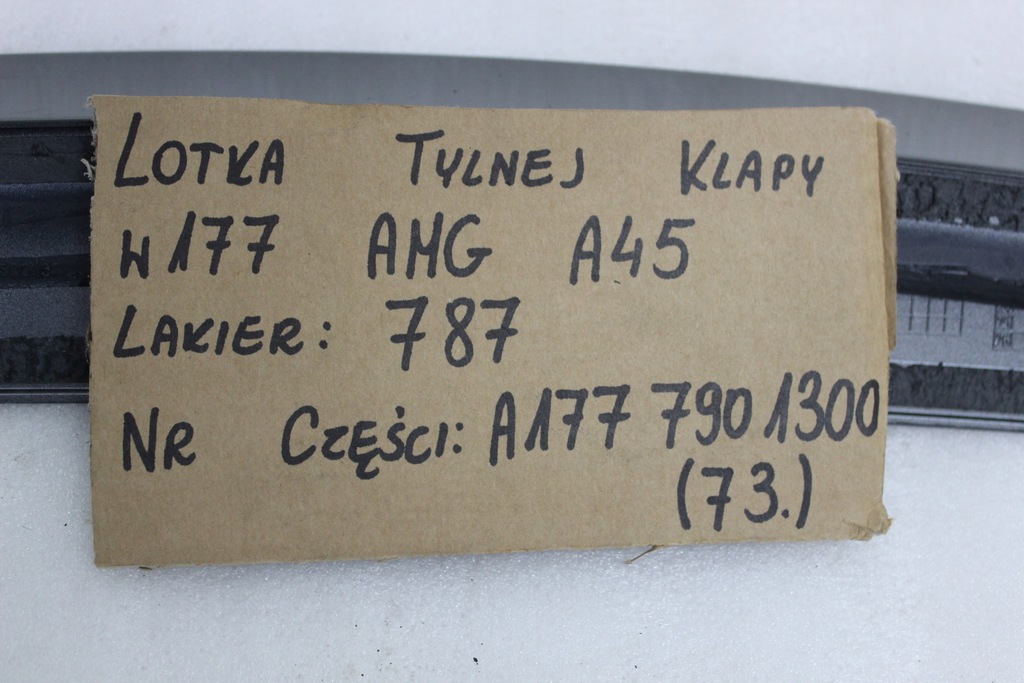 фото №16, Mercedes a w177 спойлер спойлер кришки задня amg a45 спойлер 787 a1777901300