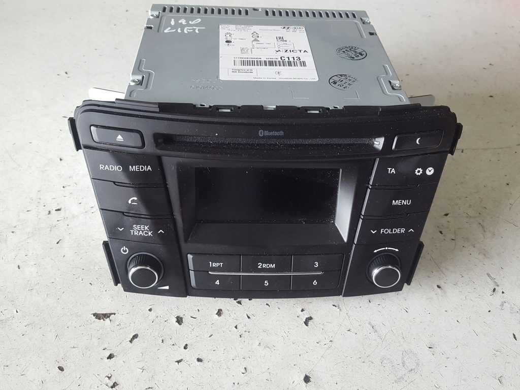 фото №1, Hyundai i40 lift 15-18r радио cd радиопроигрыватель