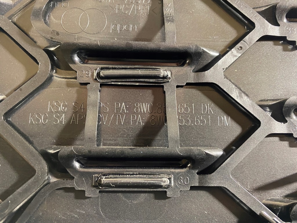 фото №8, Audi s4 8w0 a4 lift решётка радиатора решётка радиатора перед чёрный идеальное состояние