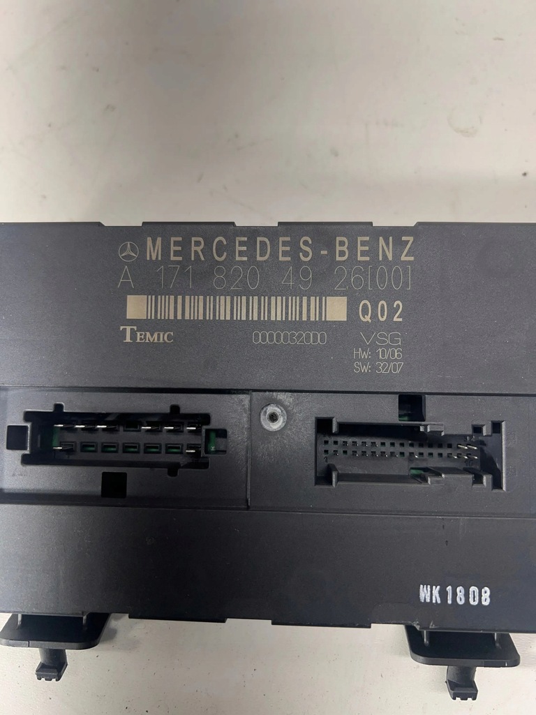фото №1, Mercedes slk r171 w171 модуль блок керування дах a1718204926 europa