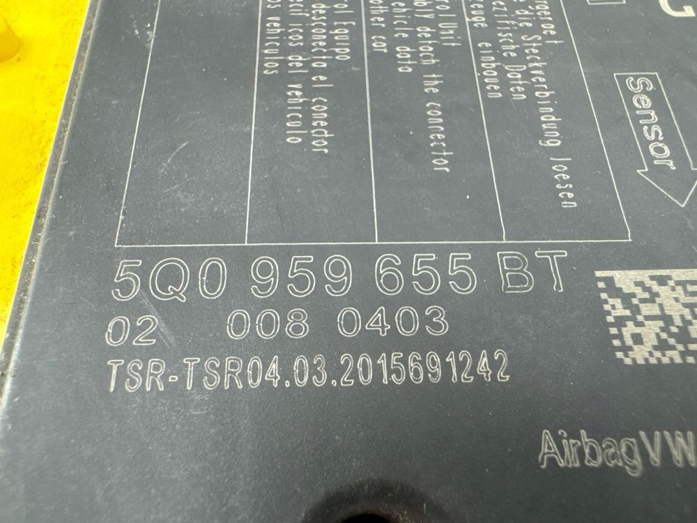 фото №7, Volkswagen golf vii 2020 с передний блок управления / модуль подушка безопасности