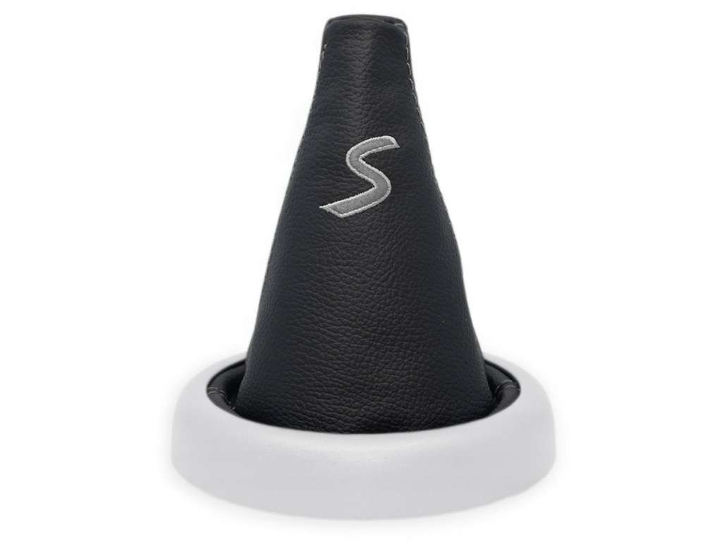 Купити Mini cooper s r50 чохол перемикання передач чорна шкіра вишивка s szary