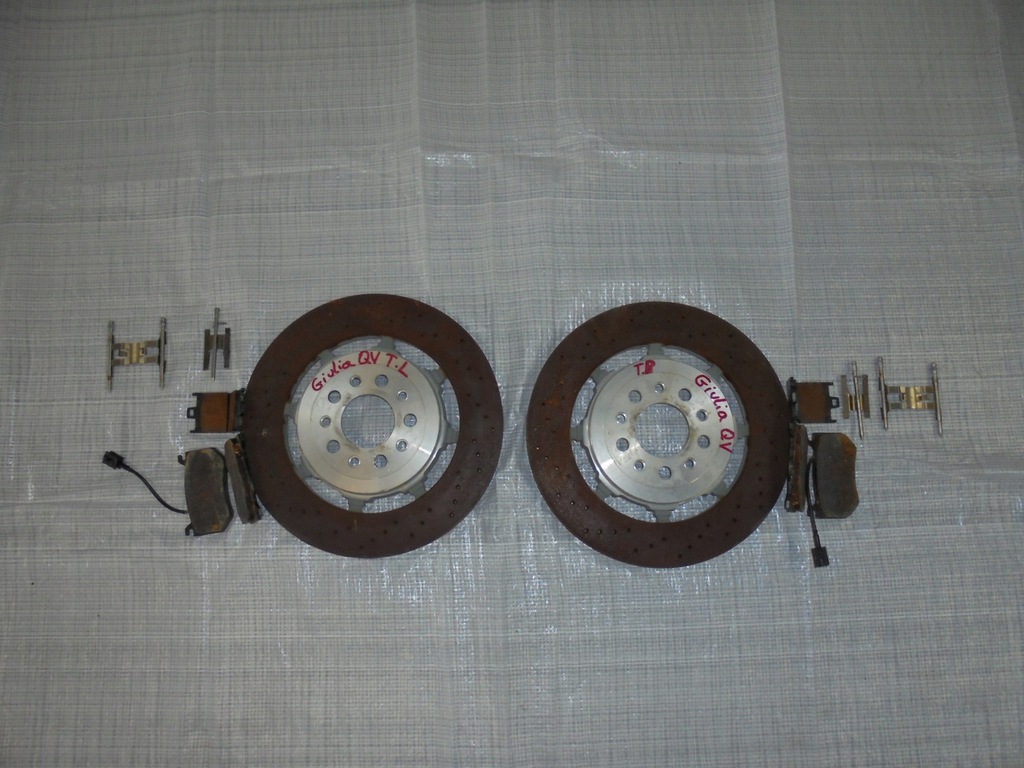 фото №1, Тормозные диски тормозные тормозные колодки alfa romeo giulia qv