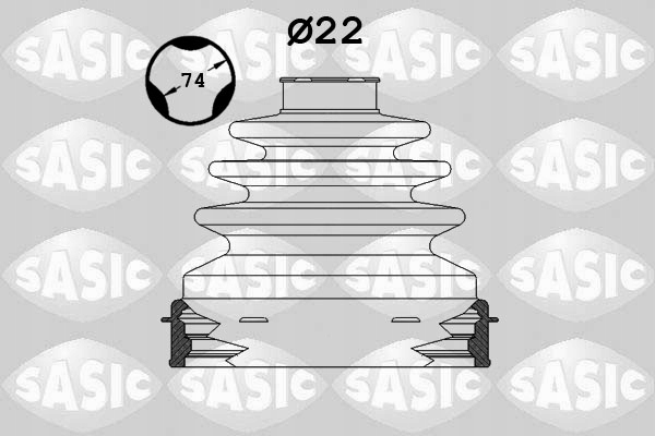 фото №2, Sasic 1904005 набір захист, система кермовий