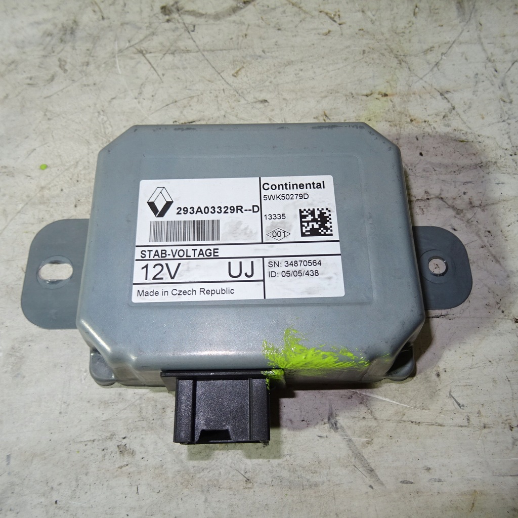 фото №1, Renault scenic iii 3 модуль напряжения 293a03329r--d