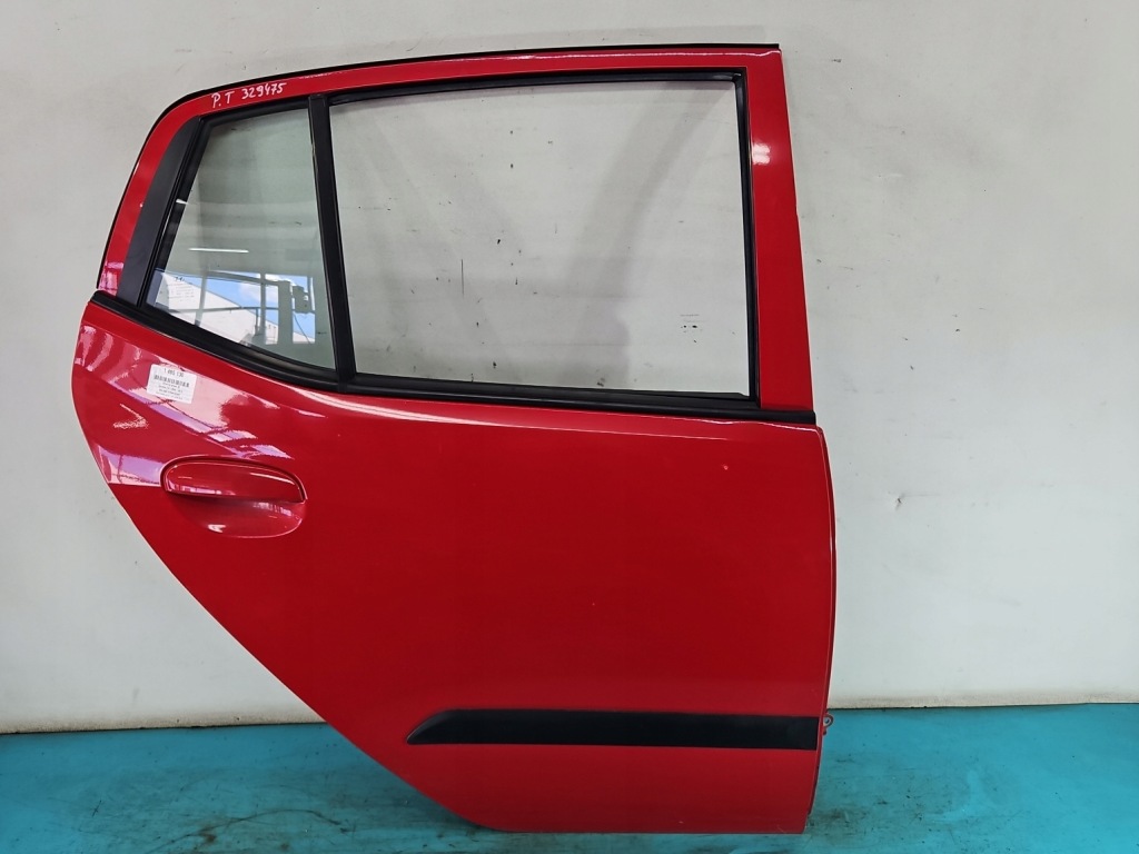фото №1, Дверь задняя правое hyundai i10 i 08-13 красный h4