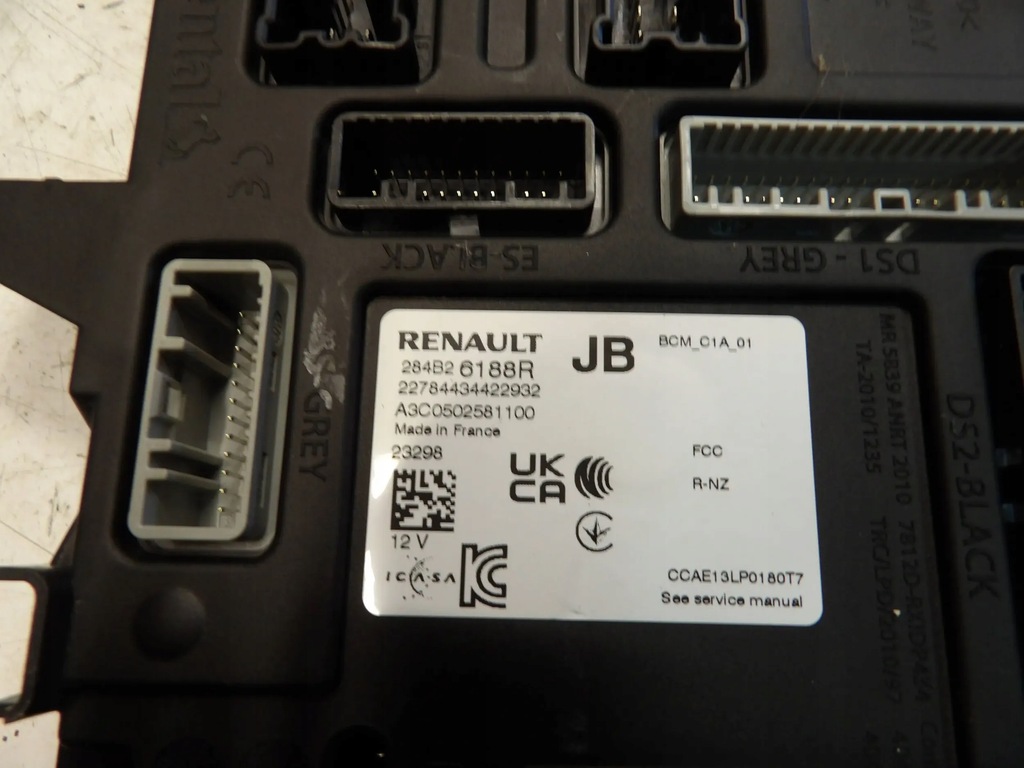 фото №3, Набір стартовий renault clio v 5 1 ключ 237100772v