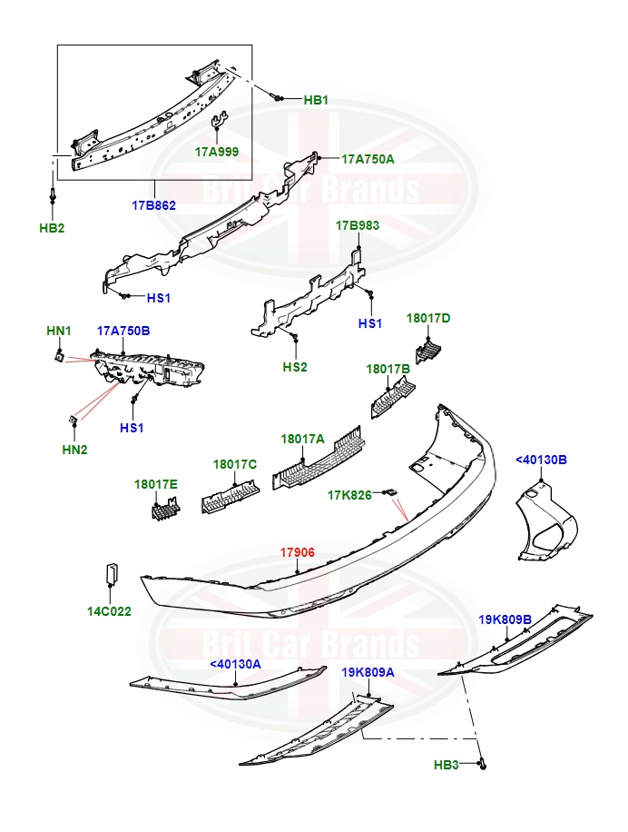 фото №3, Бампер задний land rover range rover 5 l460 lr157972 m8e217d781ba8lml
