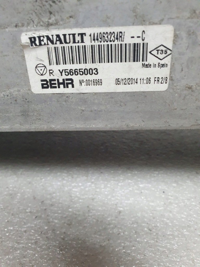 фото №5, Інтеркулер renault kangoo 3 lift citan 144963234r