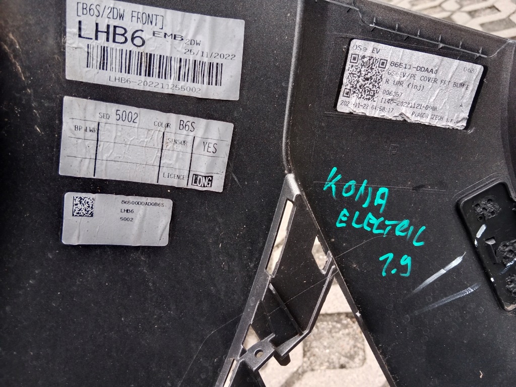 фото №9, Бампер перед передний hyundai kona электрик 86511-ddaa0