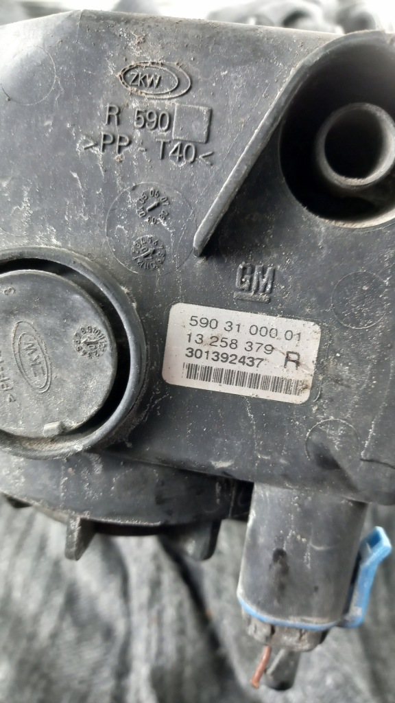 фото №3, Противотуманная фара правый opelsignum 1.9td 07r hb