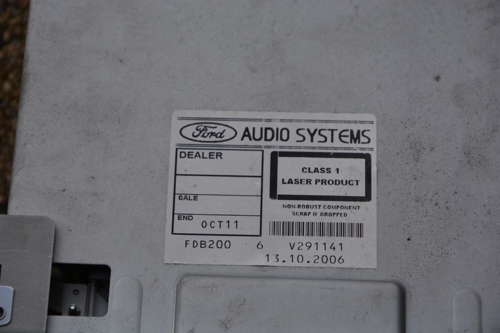 фото №2, Радио ford focus mk2 c-max single cd-kw2000