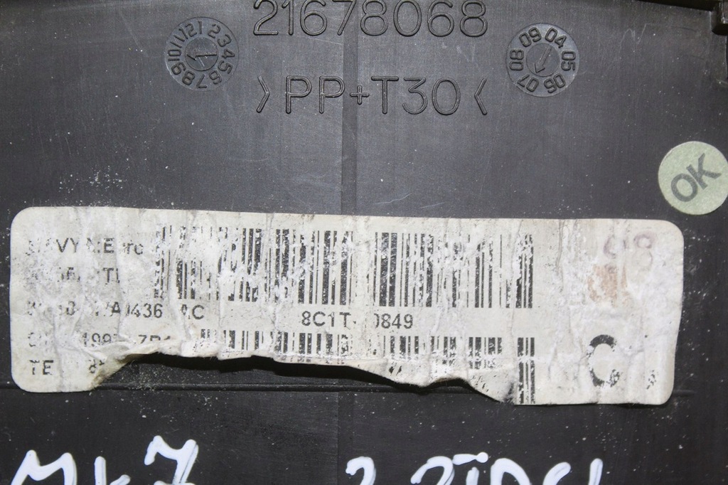 фото №7, Счетчик приборная панель ford transit mk 7 vii 8c1t-10849-cc