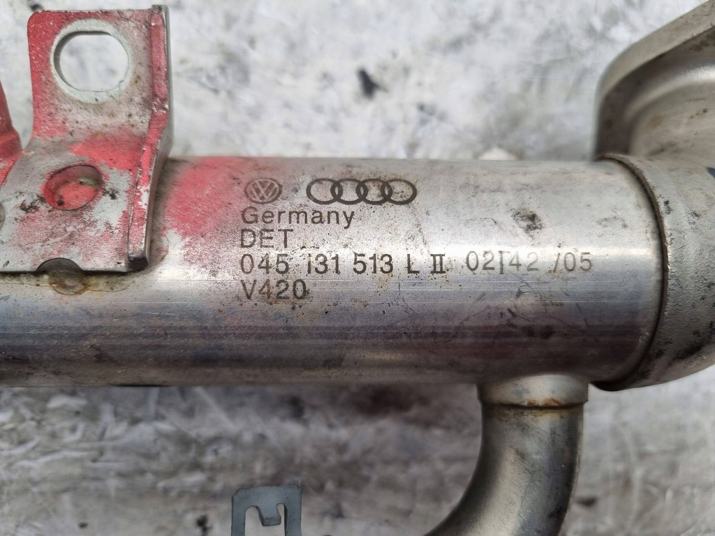фото №6, Радіатор вихлопних газів 045131513l vw polo iv fox fabia i ibiza iii 1.4 tdi