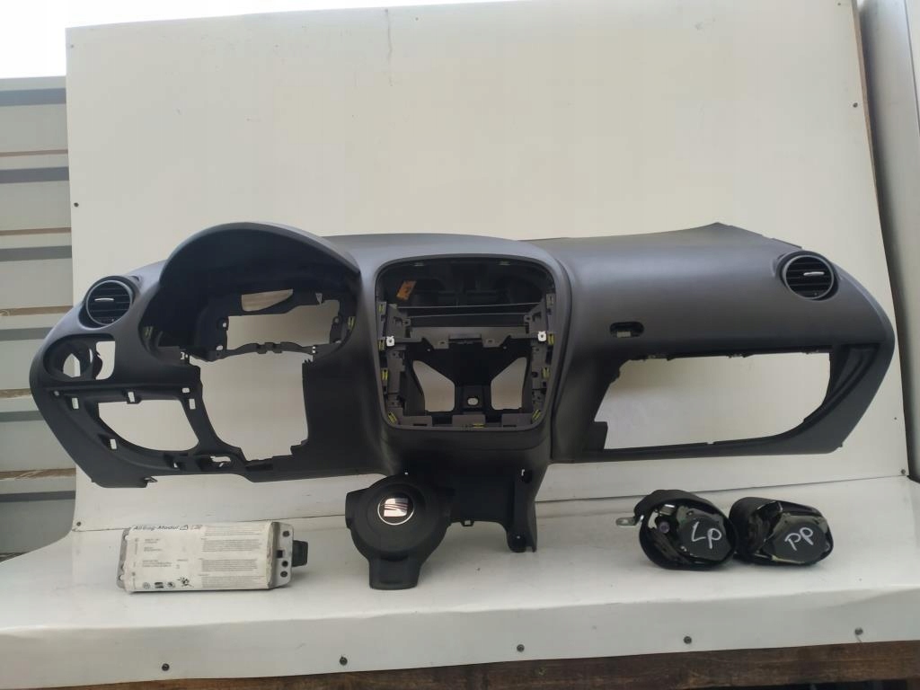 фото №8, Приборная панель консоль seat altea xl air bag ремни комплект