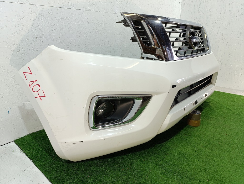 фото №10, Nissan navara iv 4 np300 бампер перед передний om решётка радиатора kompletny