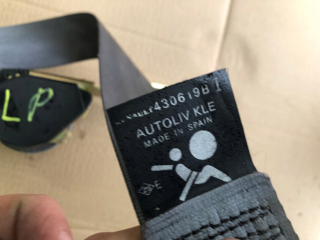 фото №3, Pas безопасности левый перед renault megane i classic 99-02