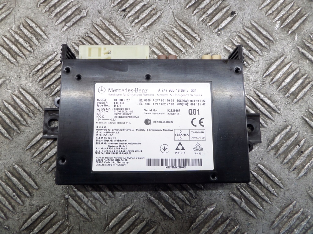 фото №1, Mercedes w177 модуль блок керування hermes a2479001809