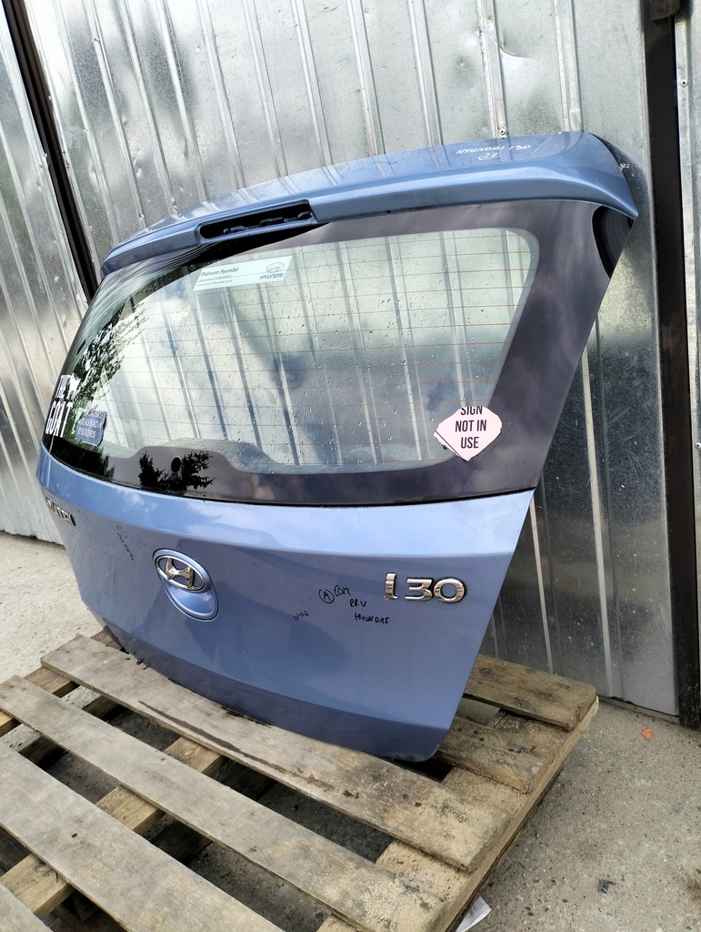 фото №11, Крышка багажника багажника hyundai i30 i lift lata 2010-2012 5d хэтчбек