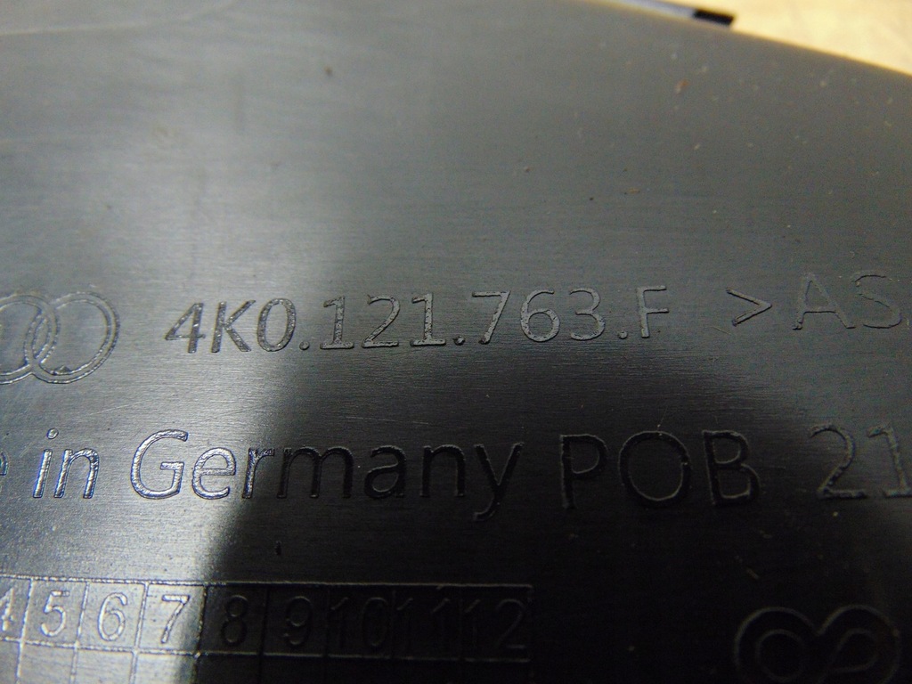 фото №9, Воздуховод воздуха audi a6 c8 4k0121763f левая