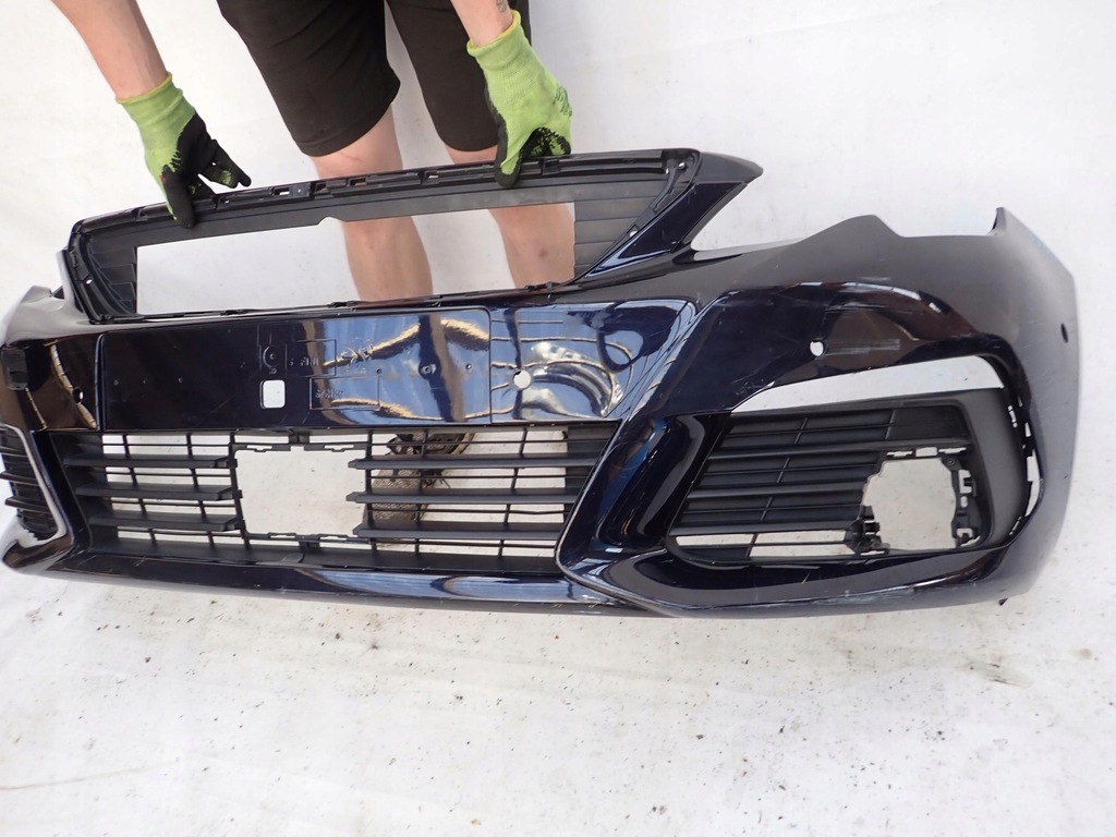 фото №4, Peugeot 308 ii 2 lift 17- бампер перед 6xpdc led