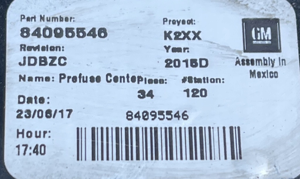 O2 cadillac escalade iv 2014 - распределитель тока жгут коробка 84095546 Киев