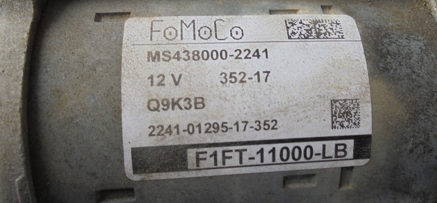 Kuga mk2 рестайлинг  1.5 tdci focus mk3 стартер с Разборки