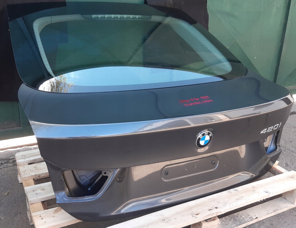 фото №8, Bmw 4 f36 gt 17r кришка багажника багажника b39 mineralgrau