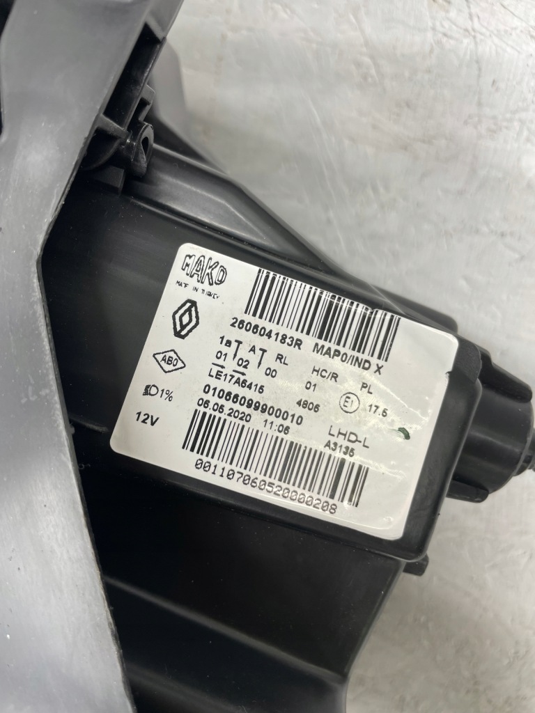 Фара левый перед renault clio 5 full led 260604183r Киев