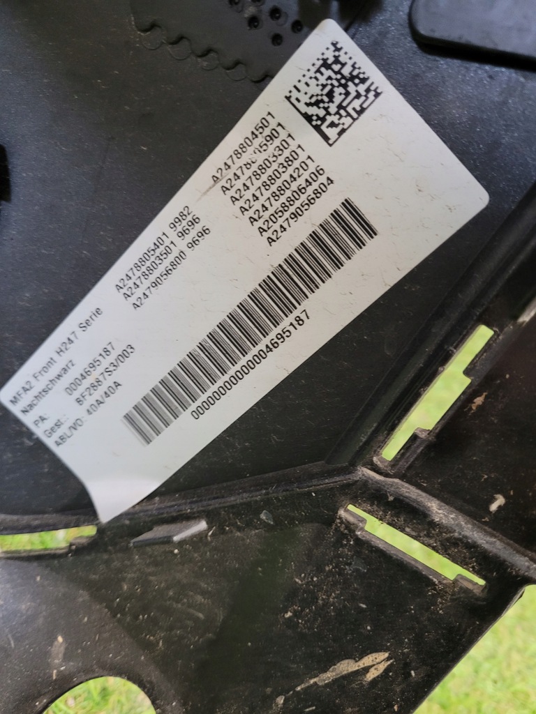 фото №6, Mercedes gla h247 w247 247 бампер перед передний