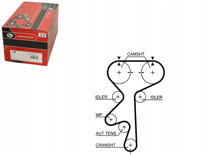 фото №1, Gates ремень распределительного вала chevrolet captiva, vectra