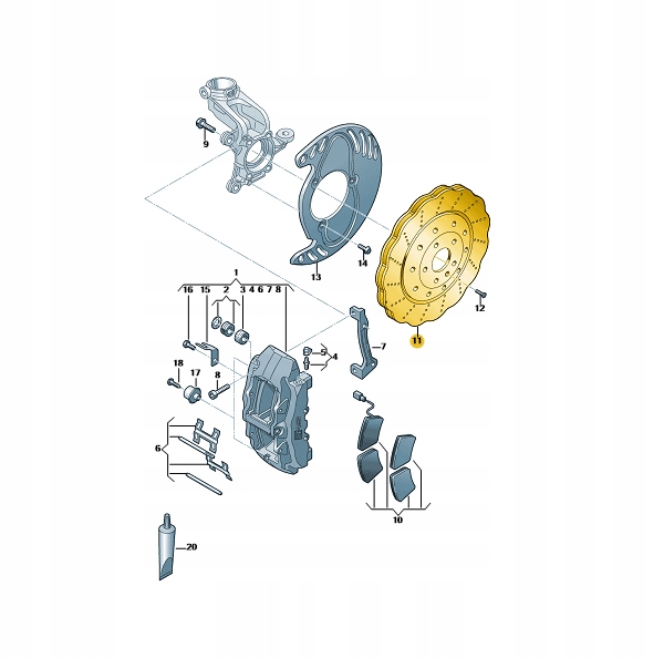 фото №1, Диск ham. audi p. rs3 16-