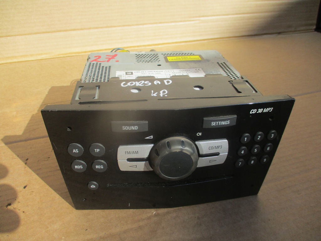 фото №1, Радіо радіопрогравач cd mp3 opel corsa d 13254192