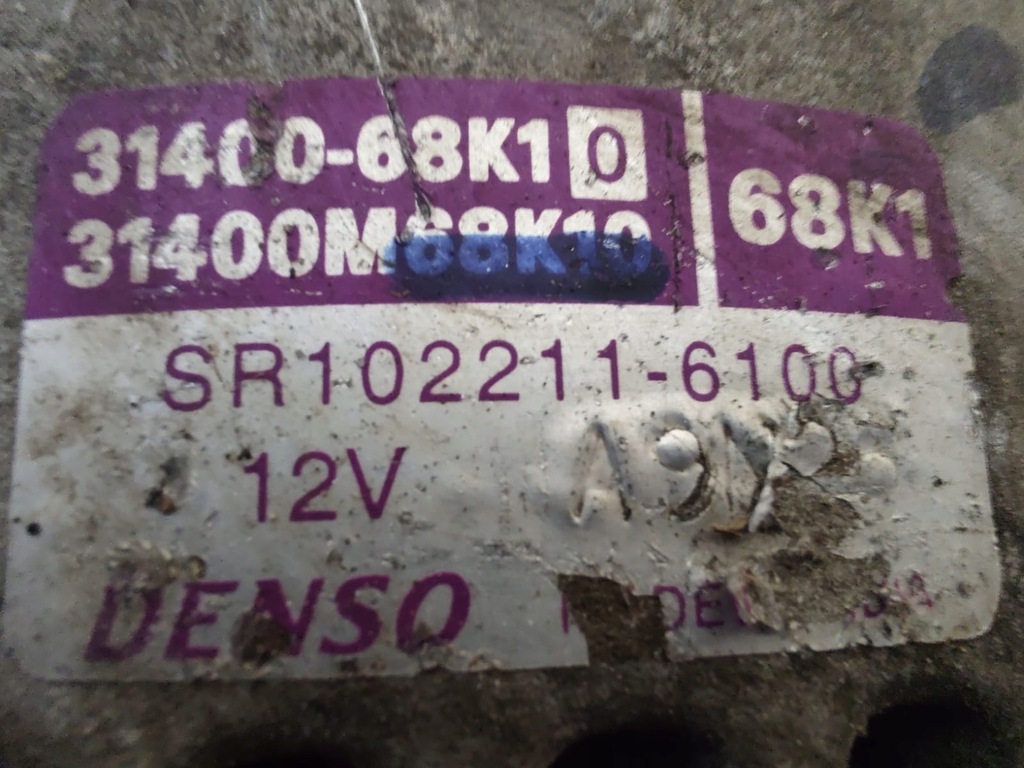 фото №5, Генератор 31400-68k10 nissan pixo suzuki alto 1.0