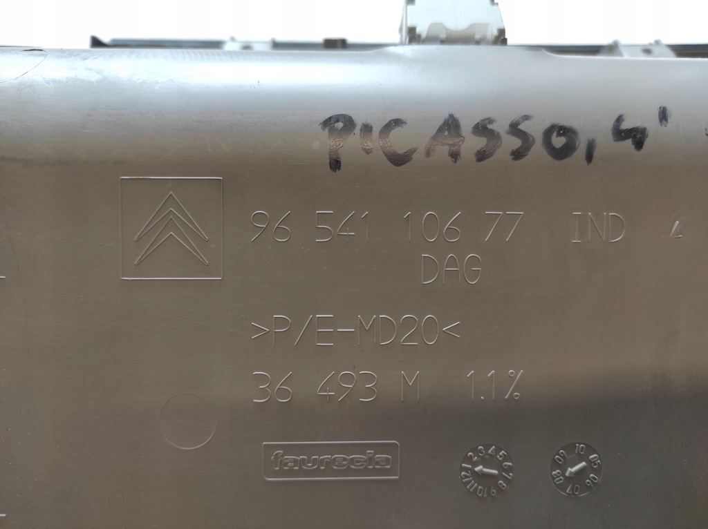 фото №5, Citroen c4 picasso grand 06- бардачок консолі 9654110677