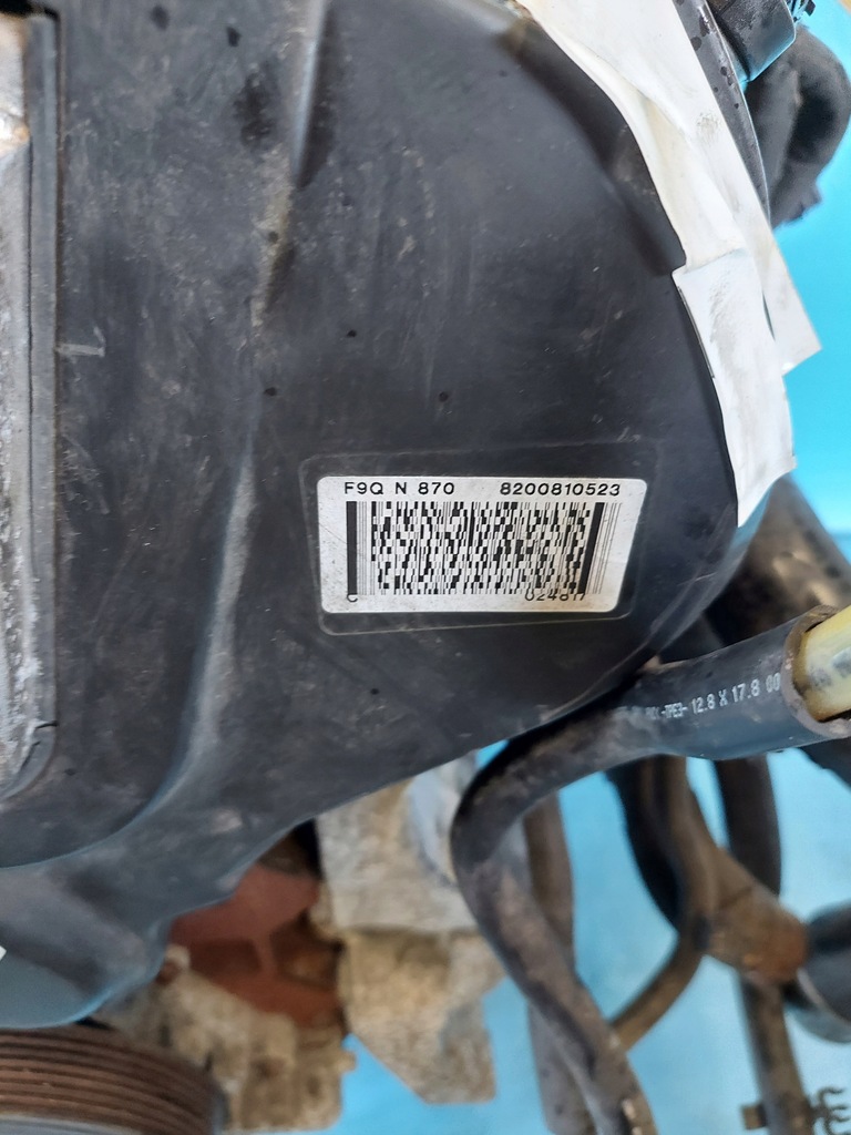 фото №5, Двигатель scenic 2010 r 1.9 dci f9q870 239.591 km