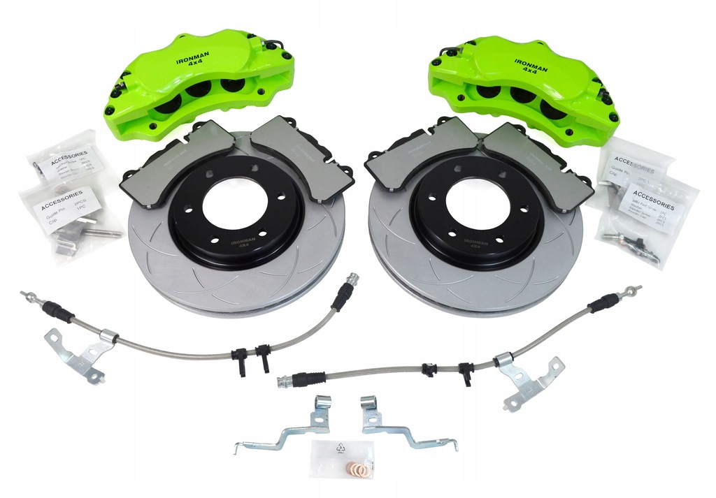 фото №1, Ford ranger | raptor 2022+ набор тормозов перед ceramika / kevlar ironman