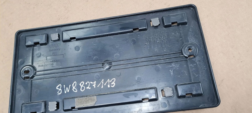 фото №8, S5 8w lift a5 подкладка pod номерной знак 8w8827113 usa a4 b9 8w q7 q8